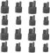 JEWEDECO 16ensembles Bouchons Métalliques Pour Réparation De Fermetures Éclair Accessoires De Remplacement Pratiques Pour Vêtements Embouts De Fermeture Éclair Robustes Et Kit De