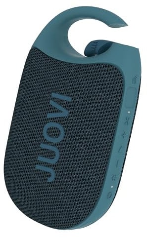 JUOVI Clip Wireless Portable Bluetooth Speaker, Shower Speaker IP68 Waterproof & Dustproof HD Sound Integrated Carabiner, Small Mini 24H Playtime for Home Outdoor and Travel