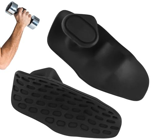LETTERASHQP 2 Stück Griffpolster Kraftsport Gym Zubehör Zughilfen Krafttraining Trainingshandschuhe Herren Gym Handschuhe Klimmzug Griffe Zughilfen Fitness Zubehör für Maximalen Griff