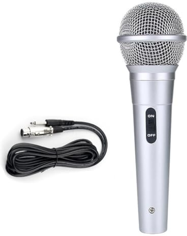 Koolenry Professional Clear Voice Wired Dynamic Handheld Microphone Mic for Vocal Music Performance