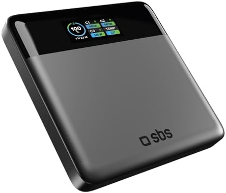 SBS Pulse PowerBank Lite 100W, 20000mAh, Power Delivery (PD 3.0 PPS)