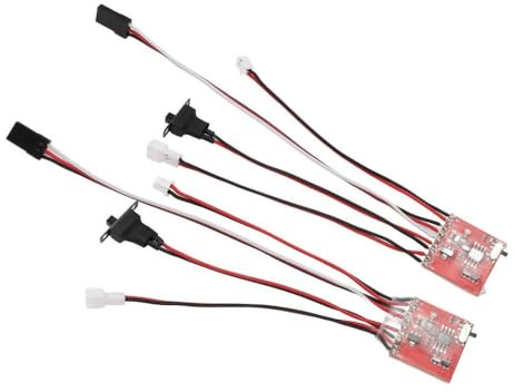 2Pcs 30A Brushed ESC pour RC Crawler Winch Control Contrôle de Vitesse bilatérale avec Brake Compatible avec SCX24 1/24 Scale