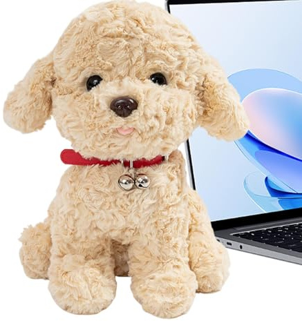 Peluche Perro Realista Juguete Interactivo para Mascotas | Cachorro Robótico de Apariencia Realista Regalo para Niños Niñas Adolescentes Regalos de Cumpleaños Navidad