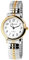 Excellanc Damen-Uhr Zugband 21cm ⌀28mm 13mm breit gut lesbar 3-Zeiger silberfarbig goldfarbig Geschenk für Frauen modisch