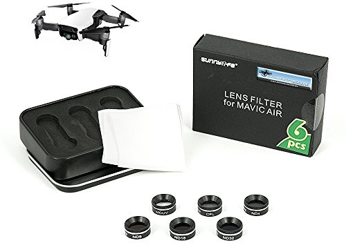 DS24 Filter für DJI Mavic Air 6-Pack Combo Set - MCUV, CPL, ND4, ND8, ND16, ND32