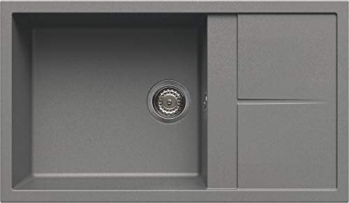 ELLECI LGU41048 | Lavello da incasso GRANITEK UNICO 410 | Colore : Cemento