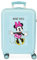 Disney Minnie Enjoy the Day Kabinenkoffer Grün 40x55x20 cms Hartschalen ABS Kombinationsschloss 34L 2,8Kgs 4 Doppelräder Handgepäck