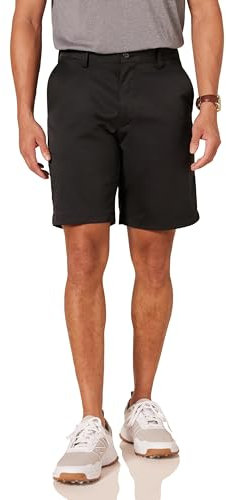 Amazon Essentials Men's Classic-Fit Stretch Golf Short (Available in Big and Tall), Black, 33W