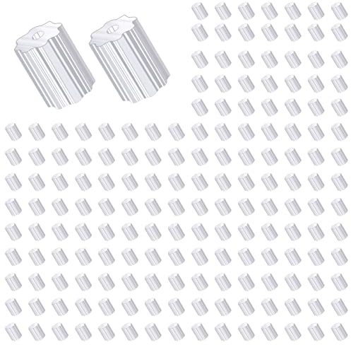TOAOB 200 Stück Ohrring Stopper Kunststoff Silikon Klar Ohrstopper Ohrstecker Verschlüsse 3mm x 4mm Ohrringverschlüsse für Schmuckherstellung Ohrhaken Ohrringe Machen