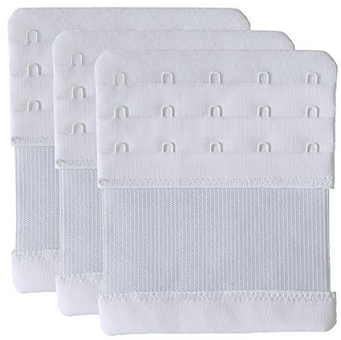 Magicmode Estensore del reggiseno 5 Gancio Donne Estensioni della cinghia del reggiseno, 3 Pezzi