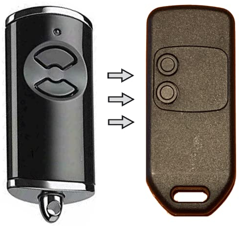 Ersatz Handsender - Fernbedienung anstatt Hörmann 2 Kanal BS BiSecur 868 MHz. HS BS HSE