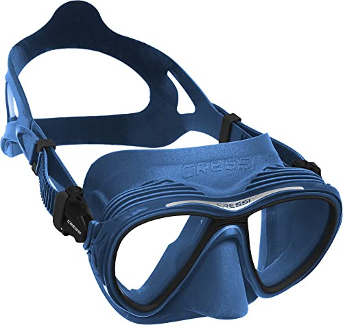 Cressi Quantum 2-Lens Masks, Blue/Blue