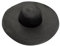 KEERADS Chapeaux d'été pour femme - Chapeau de paille large - Chapeau de plage pliable pour petite fille, Noir , taille unique