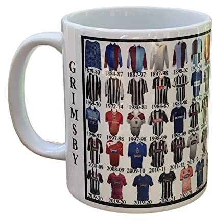 Glory Mugs Grimsby Town Shirt History Ceramic Football Mug