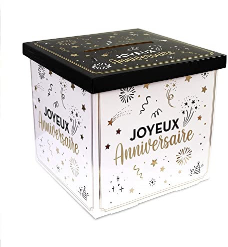STC Urne Anniv Happy Party Multicolore Coupe Classique