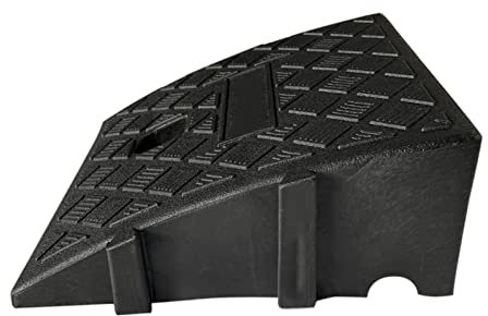 Rampa per marciapiede, altezza 11/13 cm, in plastica, portatile, robusta, per carico, marciapiede, moto, scooter, sedie a rotelle, garage, mobilità