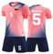 LAIFU Personalisiertes Fußballtrikot Kinders Erwachsene Fusstball Shorts&Trikots mit Name Nummer Team Logo Fußball Trikot