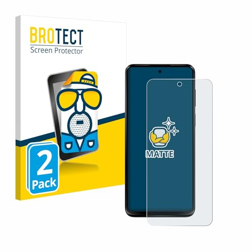 BROTECT Entspiegelungs-Schutzfolie für Motorola Moto G23 (2 Stück) Matte Displayschutz-Folie, Anti-Reflex, Anti-Fingerprint