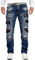 Cipo & Baxx Herren Jeans CD586-bans Blau W42/L32