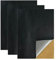 XHT Kunstleder Selbstklebende, 20 x 30 cm - 3er Leder Patch Selbstklebend,Wasserdicht, Leder Reparatur Sofas, Sitze, Lederjacken, Ledertasche (Schwarz)