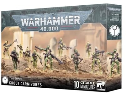 Warhammer 40k - T'au Empire Carnivores Kroots, Black