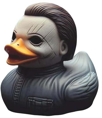 Klassischer Horrorfilm Charakter Ente, Spooky Halloween Film Charakter Ente, Handgemachte Sammlerfiguren Horror Ente, Horror Unique Duck Charakter Puppen Für Home Desk Decor Zubehör