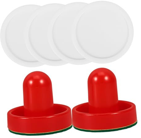 Kleiner Eishockey Schieber aus Kunststoff, 60mm, 1 Satz