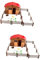 Alasum 2 Sätze Bauernhof-Szene-Spielzeug Party für Kinder Party Favor Kinder Party Haystack Toy Fork Toy Spielset mit Bauernhofszene Bauernhof-Spielset für Kinder
