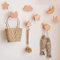 Mulaibdin 8 Piezas Perchero Infantil Pared, Percheros Pared Madera Individuales, Ganchos Adhesivos de Madera Decorativos, Ganchos de Madera para Bolsos,Colgar,Habitación Infantil,Gorros