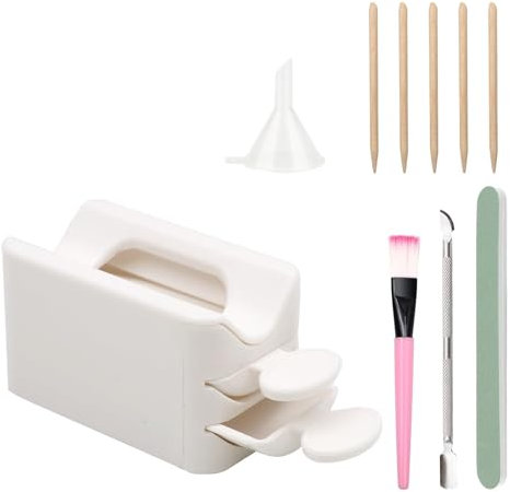 Scettar Dip Powder Tray System - Portable Dip Powder Nail Kit for DIY French Manicure at Home