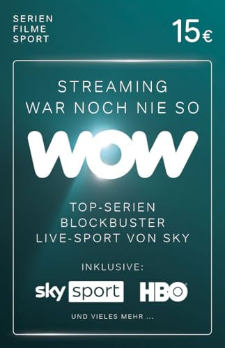 WOW Streaming 15 EUR (Versand per E-Mail - Code kann nur in Deutschland eingelöst werden, Code ist nicht in Österreich verfügbar) | PC Code