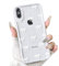 NITITOP Compatible with iPhone X/XS Case Cute Clear White Durable Ribbon Bowknot Pattern for Girls Women Soft TPU Transparent Full Camera Lens Shockproof Protective Phone Cover - White