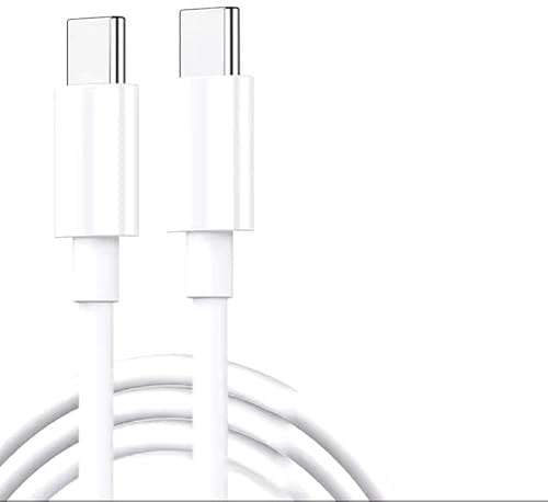DHERIGTECH Double End USB C to USB C Cable Battery Charger Cable For NOOK 10 HD Tablet Designed with Lenovo E-Reader/Mpow X3 BH432A TWS Earbuds