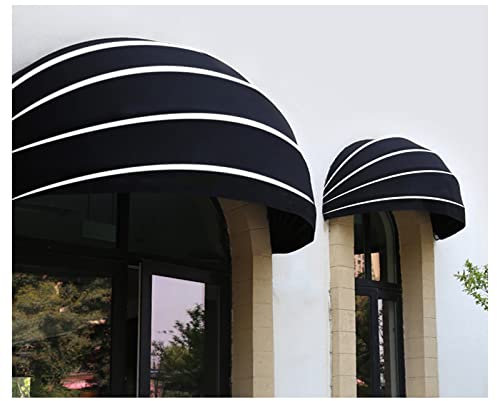 Outdoor Retractable Pergola Canopy Awning UV Protection Dome Cover for Patio Front Door Easy Installation