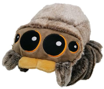 Invasye Plüschtier, Niedliches Spinnen-Plüschtier, Kinder Kuschelweiches Plüschtier, Weiches, kuscheliges Stofftie, Halloween und Weihnachtsgeburtstagsgeschenk für Kinder und Erwachsene Fans