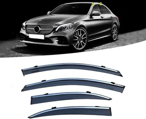 MYTZNB Auto-Windabweiser, kompatibel mit Mercedes- Benz C Class W204 W205 W206 2007-2022, Autofenster-Regenschutz