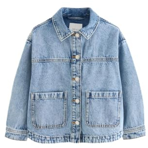 NEXT Mädchen Standard Verkürzte Hemdjacke