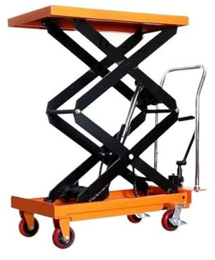 BADIKA Tavolo di Sollevamento a Forbice Carrello elevatore Idraulico Manuale Elettrico Semplice con Piattaforma elevatrice(3)