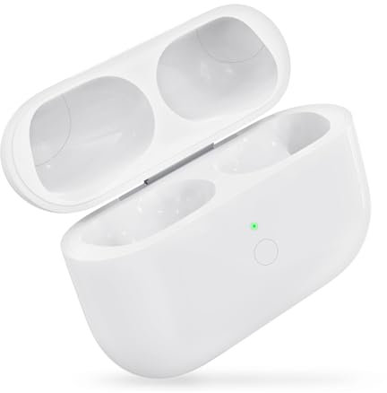 Wireless Charging Case for Airpods Pro 1st 2nd, Type C Charging Port for Airpod Pro 2 Charging Case Replacement, Support for Bluetooth Sync Button,No Earbuds