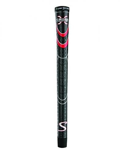 Super Stroke Unisex Adult Cross Comfort Golf Iron Grip - Black/Red, One Size