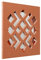 La Ventilazione CERGMSCTX Griglia di Ventilazione in Ceramica Gres, Cotto, 200x200 mm