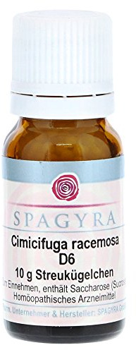 CIMICIFUGA RACEMOSA D 6 Globuli 10 g