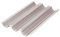 CHEFMADE Perforierte Baguette-Pfanne, 38.6 cm x 24.4 cm (15 Zoll), 3 Wellenbrote, antihaftbeschichtet, ultra-belüftet, französische Brotform, 38.6 x 24.4 cm (15 x 24.4 Zoll), Champagner-Gold)
