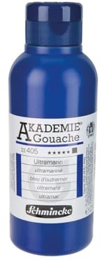 Schmincke – AKADEMIE® Gouache - feine Künstler-Gouache, Ultramarin - 250 ml