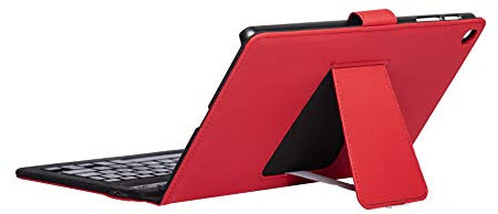 Silver HT - Funda con Teclado Bluetooth para Tablet Samsung Tab A 2019 de 10,1 (T510/T515) con función Soporte y Altos Acabados. Color: Rojo