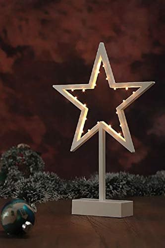 Gravidus Weihnachtsstern mit LED Beleuchtung und Standfuß