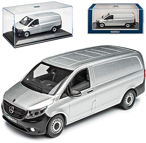 Mercedes-Benz Vito V-Klasse W447 Silber Kasten Transporter 3. Generation Ab 2014 1/43 Norev Modell Auto