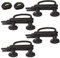 4 Stück Dachbox Befestigung U Bügel Universal Auto Van Montage Fitting Kit, U-Schrauben Schellen mit 8 Heavy Duty Kontermuttern, Dachbox Halterung Installationszubehörsatz