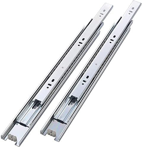 Heavy Duty Drawer Runners Full Extension 650mm Ball Bearing Storage Cabinet Under Stairs Draw Slides 100kg