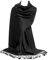 GFM® Schal im Pashmina-Stil, für alle Jahreszeiten, weich, B9, B9-kl-schwarz, 42